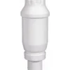 Rettløpsvannlås 32mm x 1 1/4" hvit plast