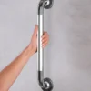 Ridder assistent badekarsgrep blank/børstet - 45 cm.