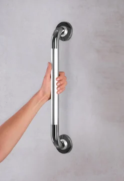 Ridder assistent badekarsgrep blank/børstet - 45 cm.