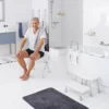 Ridder assistent sammenleggbar dusjstol - hvit