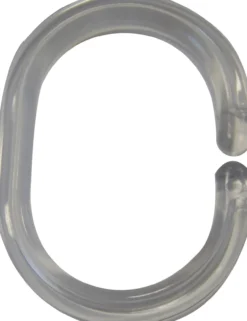 Ridder ringer t/dusjforheng 12 stk transparent