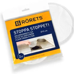 Rörets smuss- og hårfilter til sluk 2pk.
