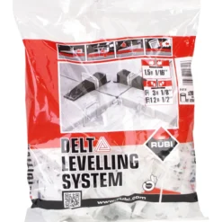 Rubi delta nivåsystem strips 3-12mm 1,5mm 200stk
