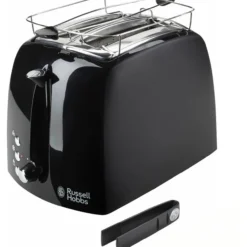 Russell hobbs brødrister russell robbs textures, svart, 850w
