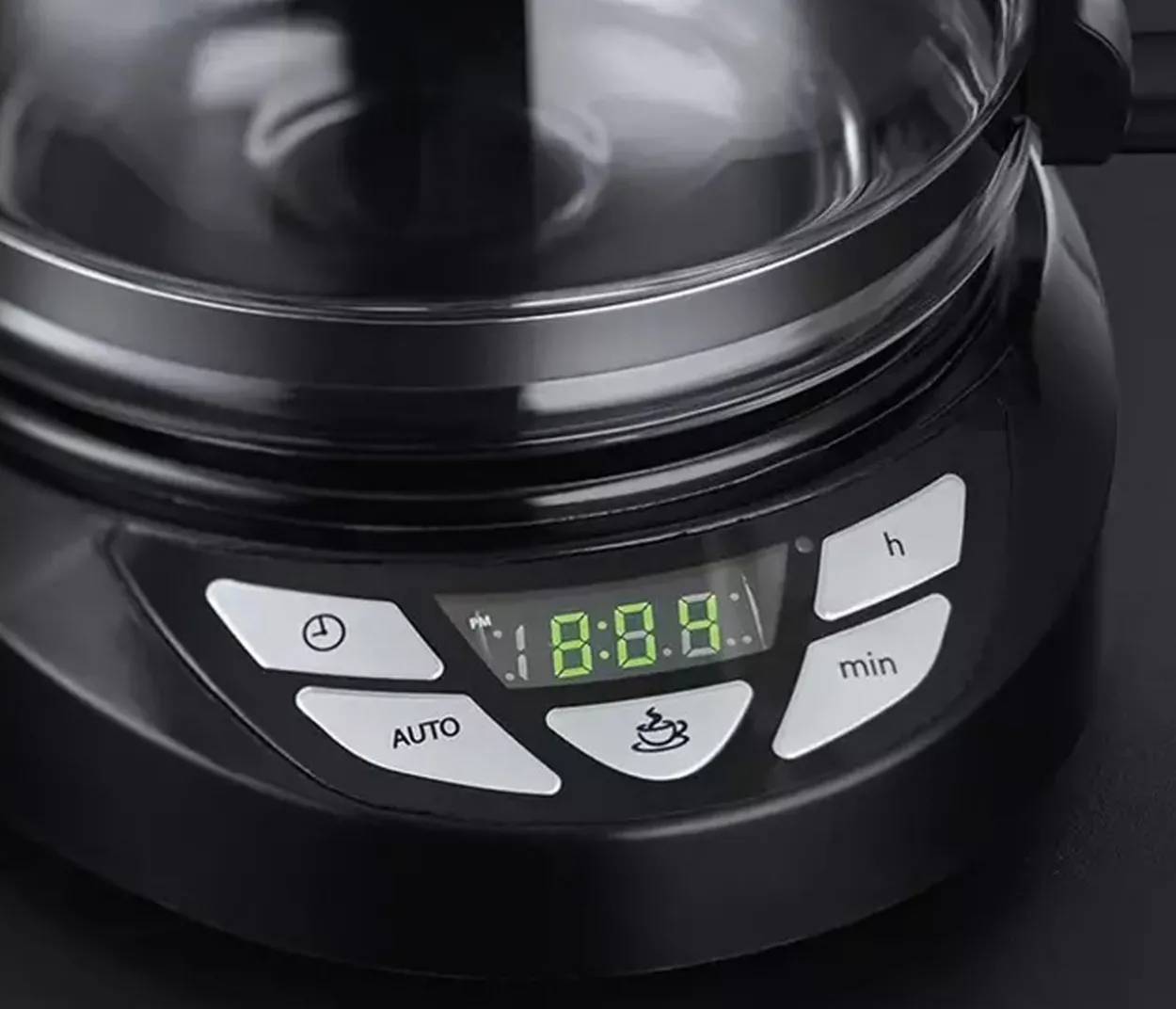 Russell hobbs kaffetrakter textures, svart 1,25 l