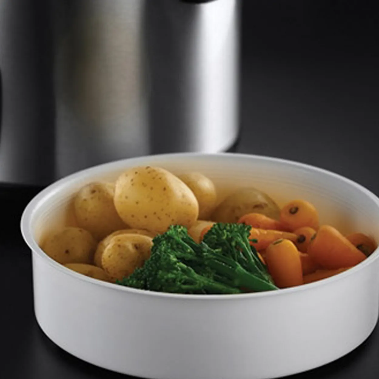 Russell hobbs ris/dampkoker børstet stål