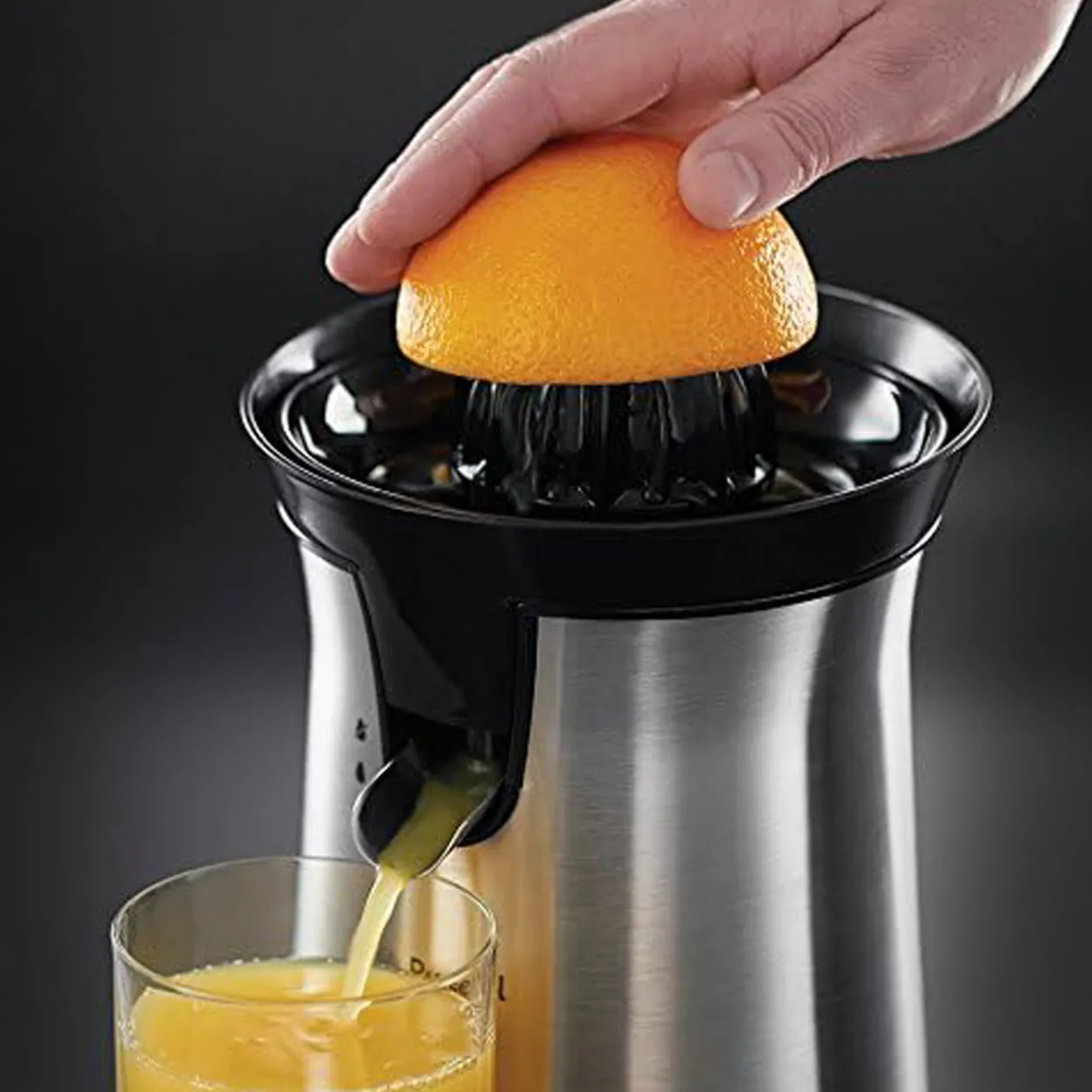 Russell hobbs sitruspresse stål/sort