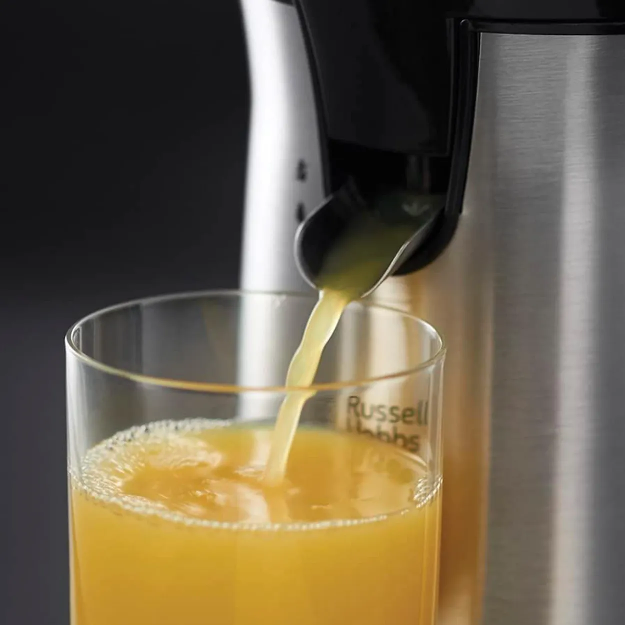 Russell hobbs sitruspresse stål/sort