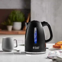 Russell hobbs vannkoker textures, svart 1,7l