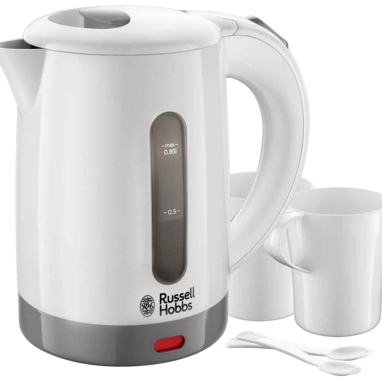 Russell hobbs vannkoker travel 0,85 ltr, hvit