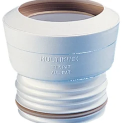 Sentrisk wc muffe ø110mm hvit