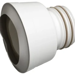 Sentrisk wc muffe ø90mm hvit