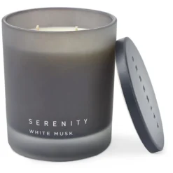 Serenity duftlys ø9 h11cm 48t white musk