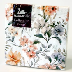 Servietter 20-pk 33x33cm blomster