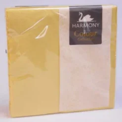 Servietter 20-pk 33x33cm gul