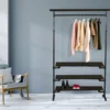 Simple racks copenhagen frittstående garderobe 4 hyller 70 cm