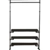 Simple racks copenhagen frittstående garderobe 4 hyller 120 cm