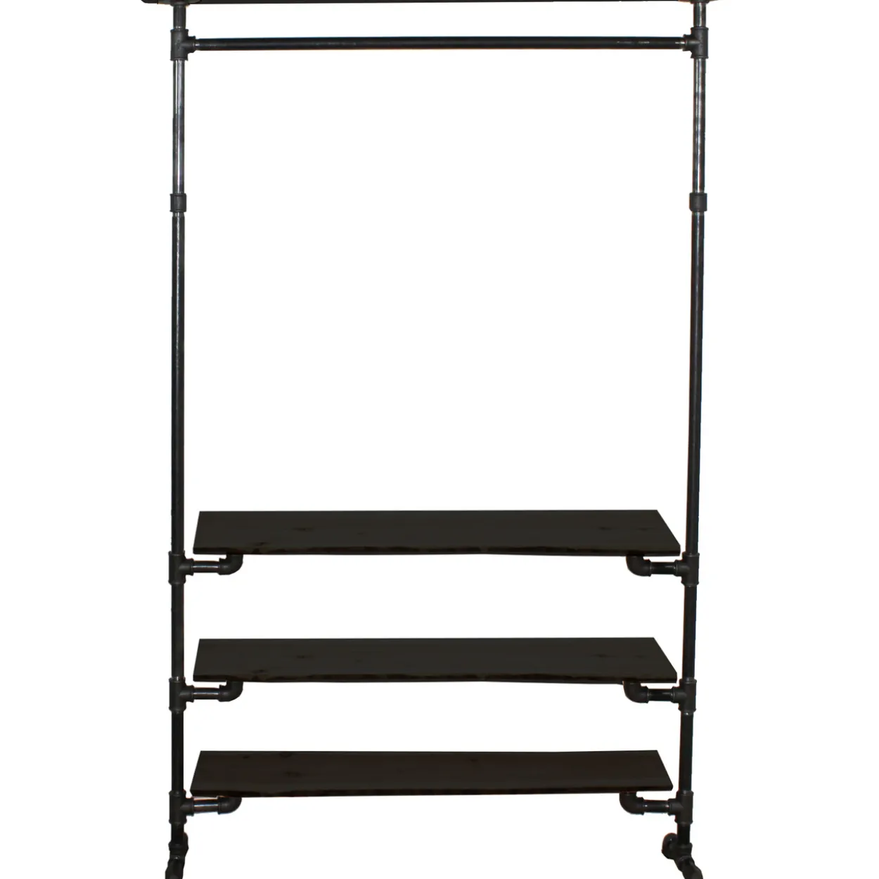 Simple racks copenhagen frittstående garderobe 4 hyller 120 cm