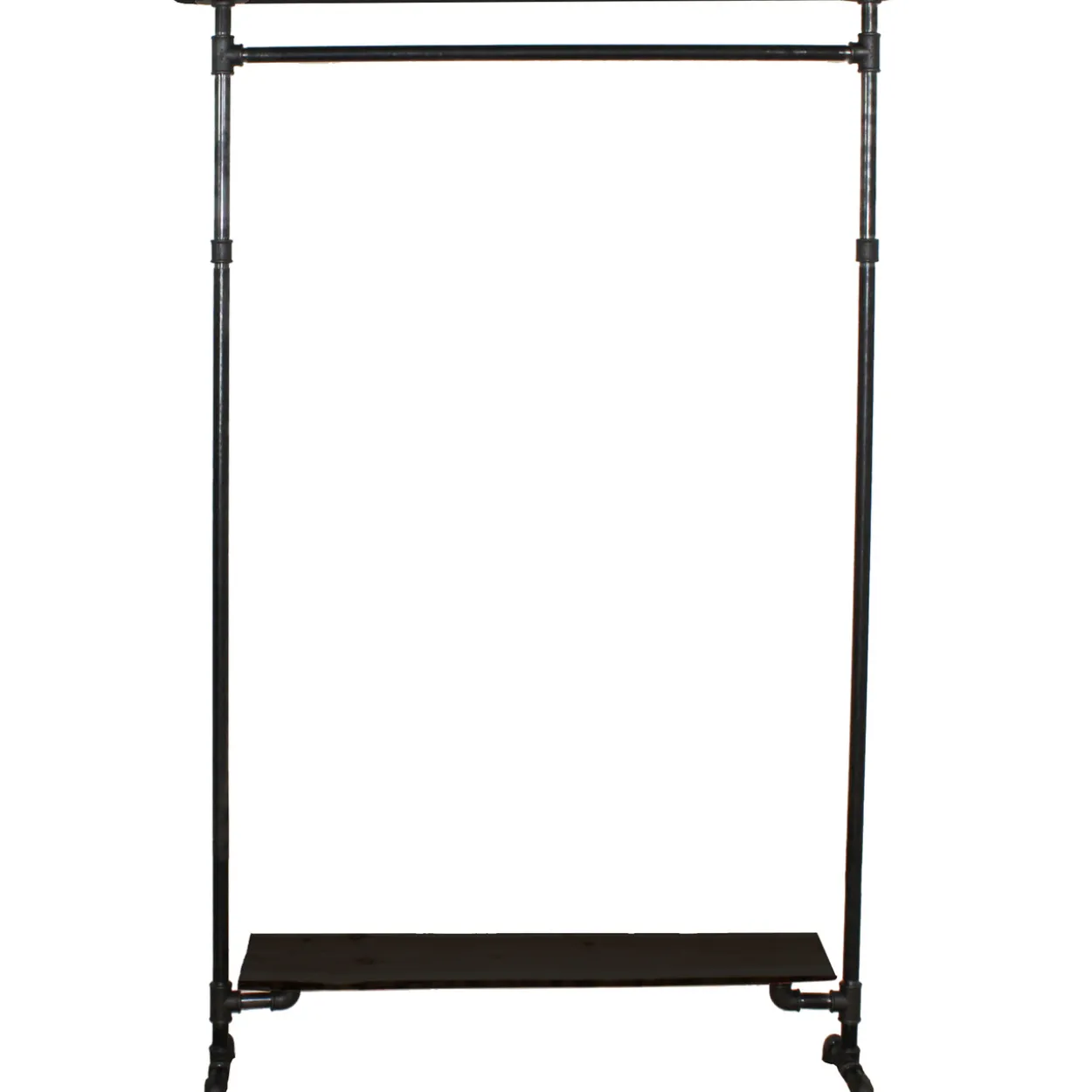 Simple racks copenhagen frittstående garderobe 2 hyller 120 cm