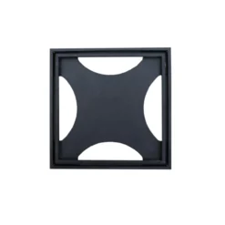 Slukrist tile in 20x20 cm sort matt