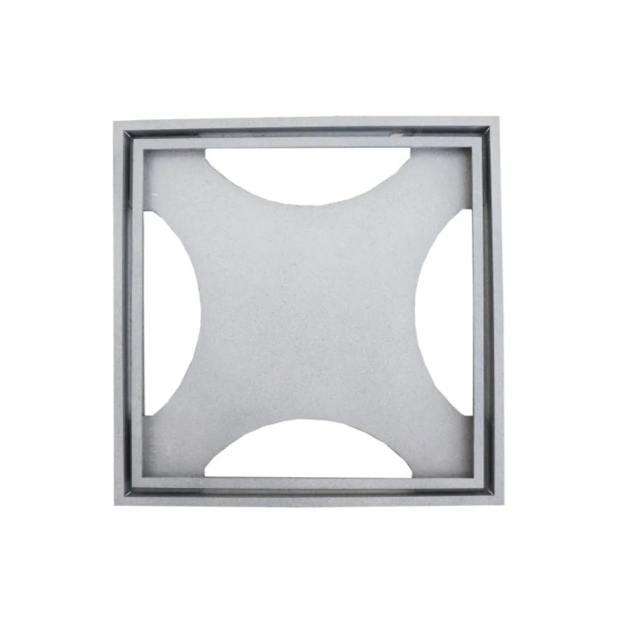 Slukrist tile in 20x20 cm stone finish granitt
