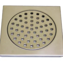 Slukrist 15x15 cm rund uten uthugg blank