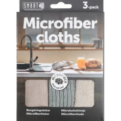 Smart microfiber microfiberklut mix 3-pk