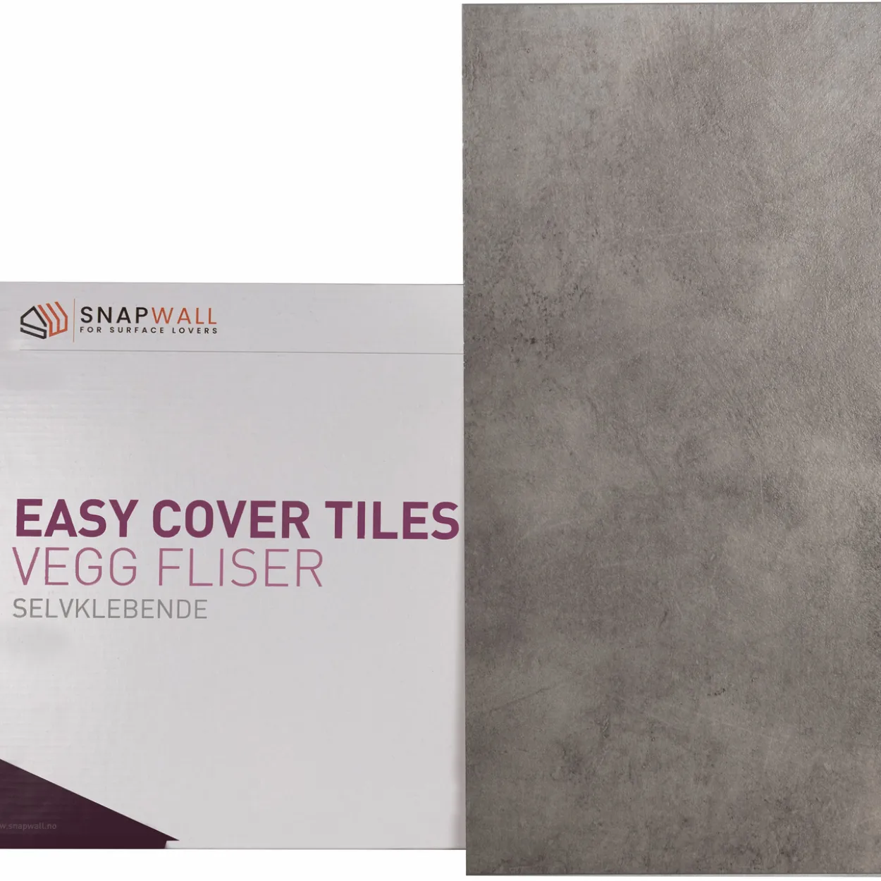 Snapwall easycover selvklebende flis luxor stone