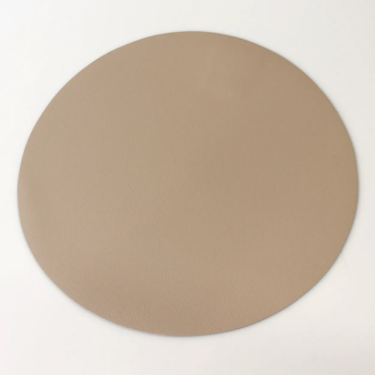 Spisebrikke rund ø38cm beige