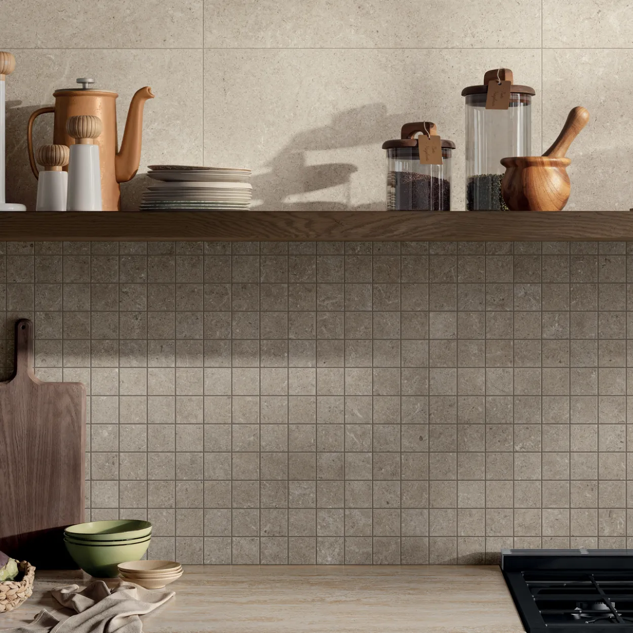 Surround row mosaic 30x30 9mm