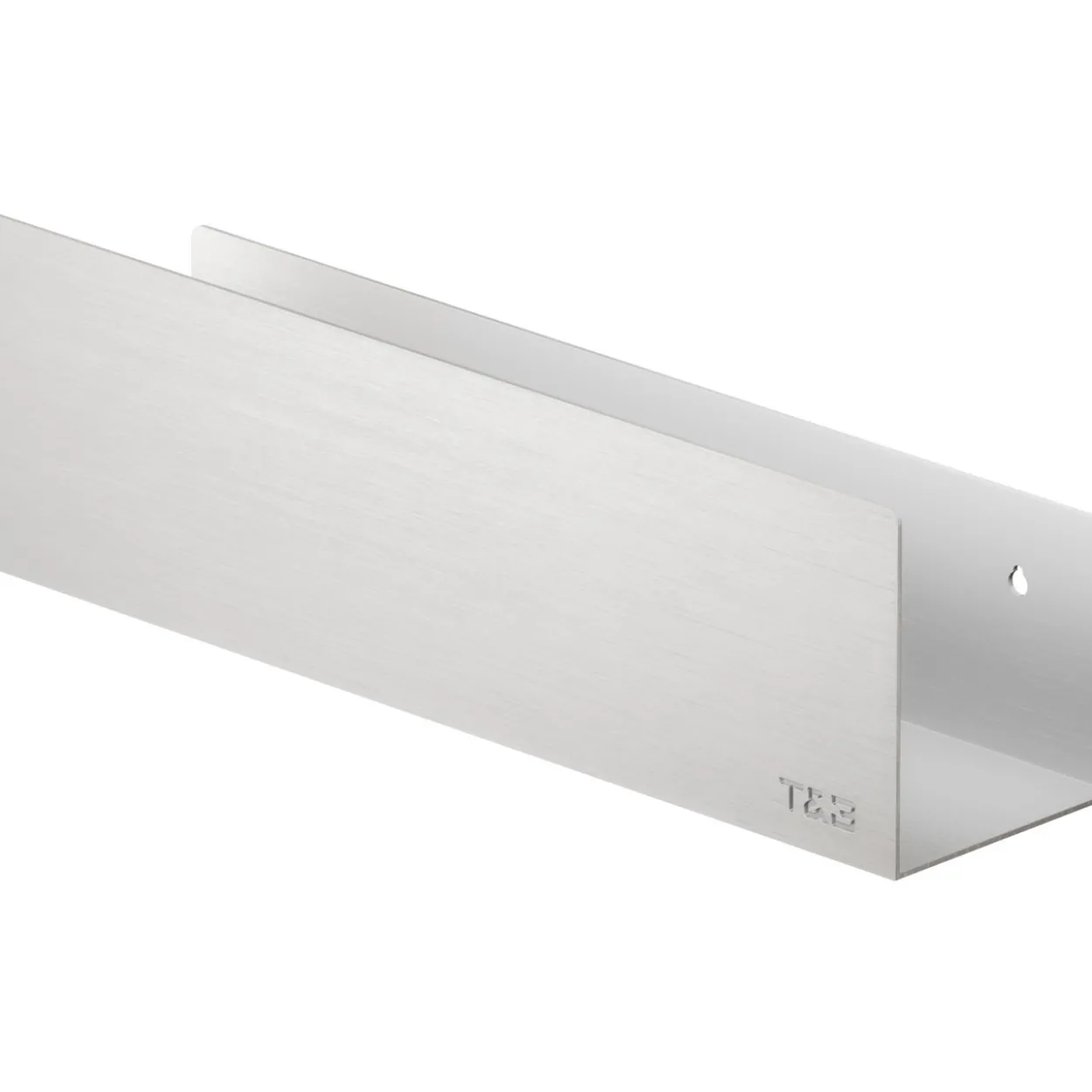 T&b hylle large t2 børstet alu