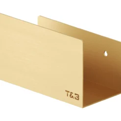 T&b hylle medium t2 børstet gull