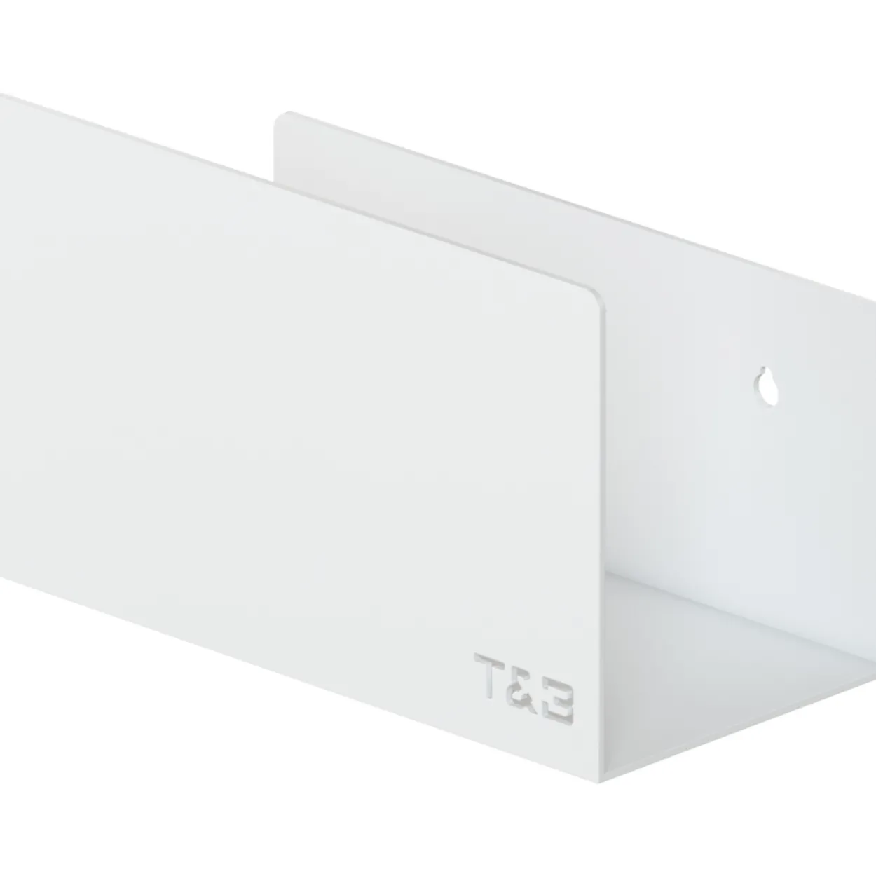 T&b hylle medium t2 matt hvit