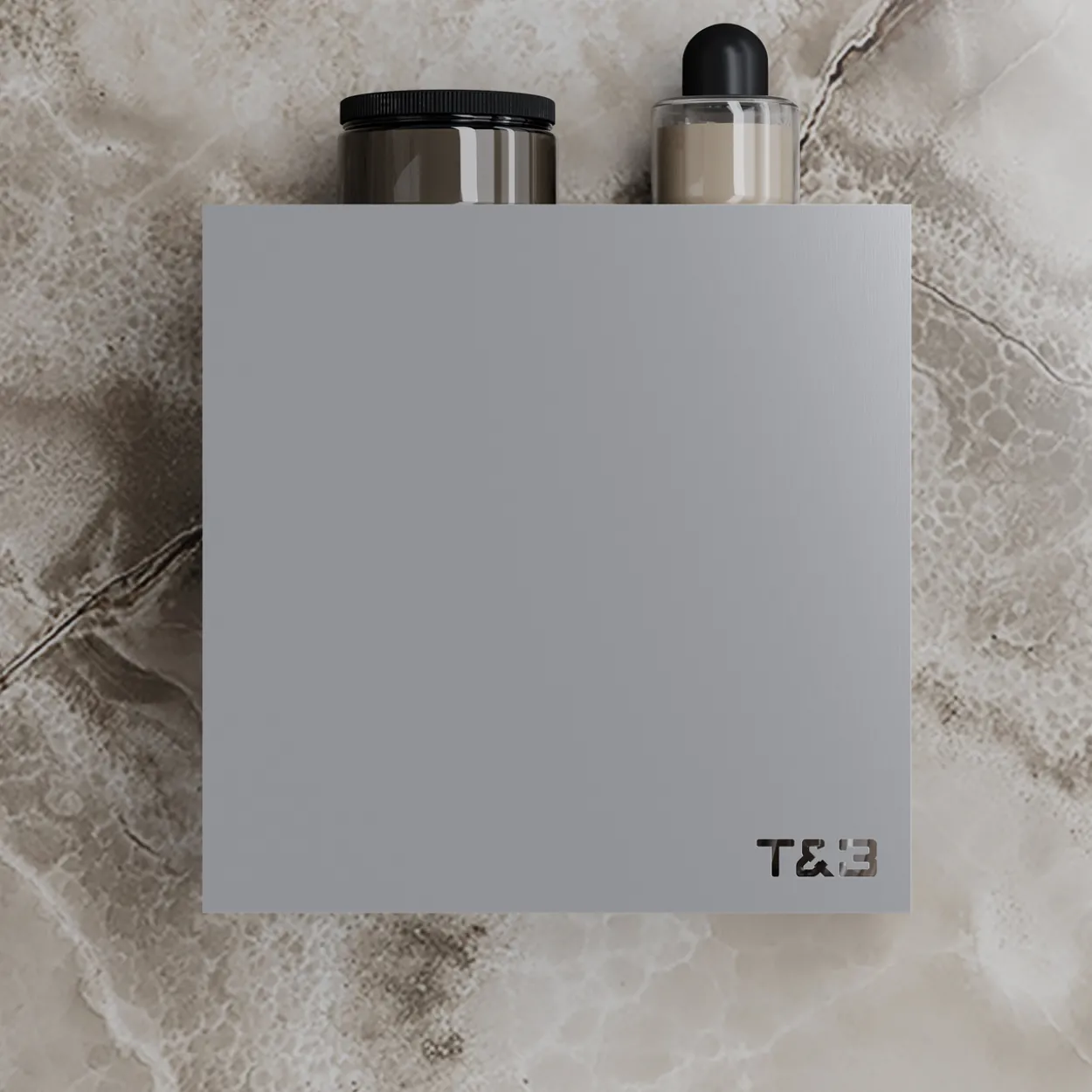 T&b hylle t3 børstet alu