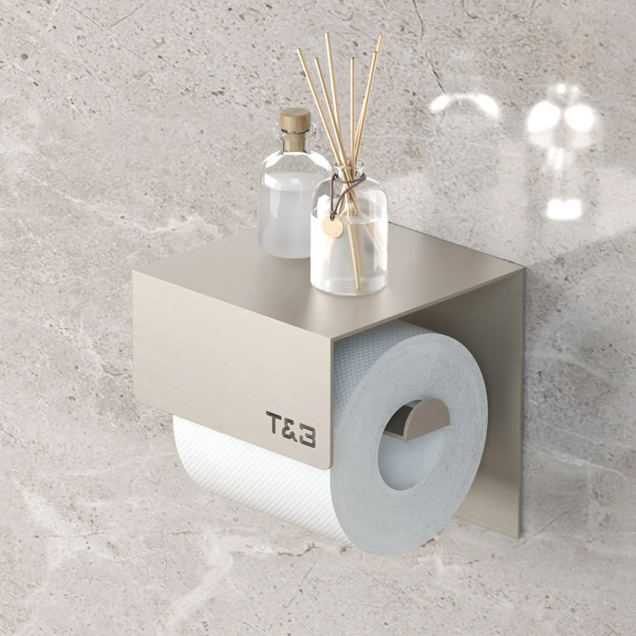 T&b toalettrullholder 1 beige