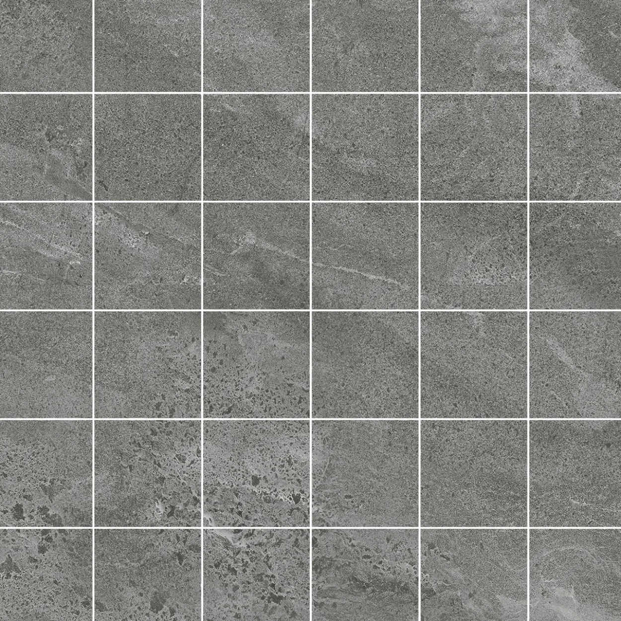 Terra cenere mosaikk 5x5 9,5mm