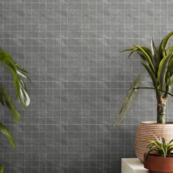 Terra cenere mosaikk 5x5 9,5mm