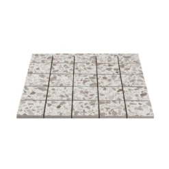 Terrazzo pearl mosaikk 6x6 9mm