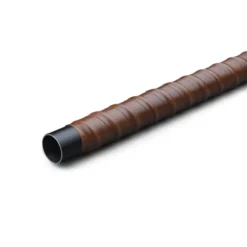 Theofils garderobestang ø25x358 mm brunt lær foldet