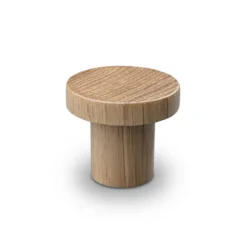 Theofils knott dunkehalla 46x41 mm klarlakket eik