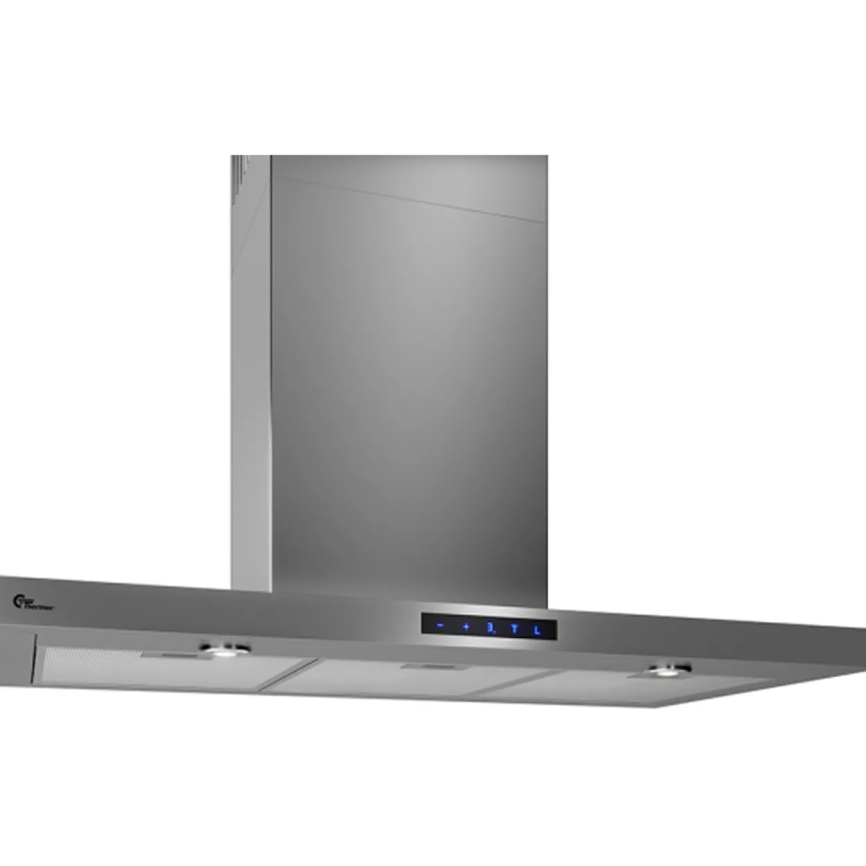 Thermex harwich ii kjøkkenhette 90cm rustfritt stål u/motor