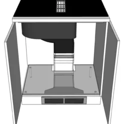 Thermex kit for resirkulering til trend downdraft