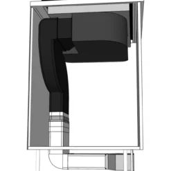 Thermex kit for resirkulering til trend downdraft