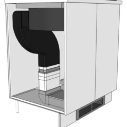Thermex kit for resirkulering til trend downdraft