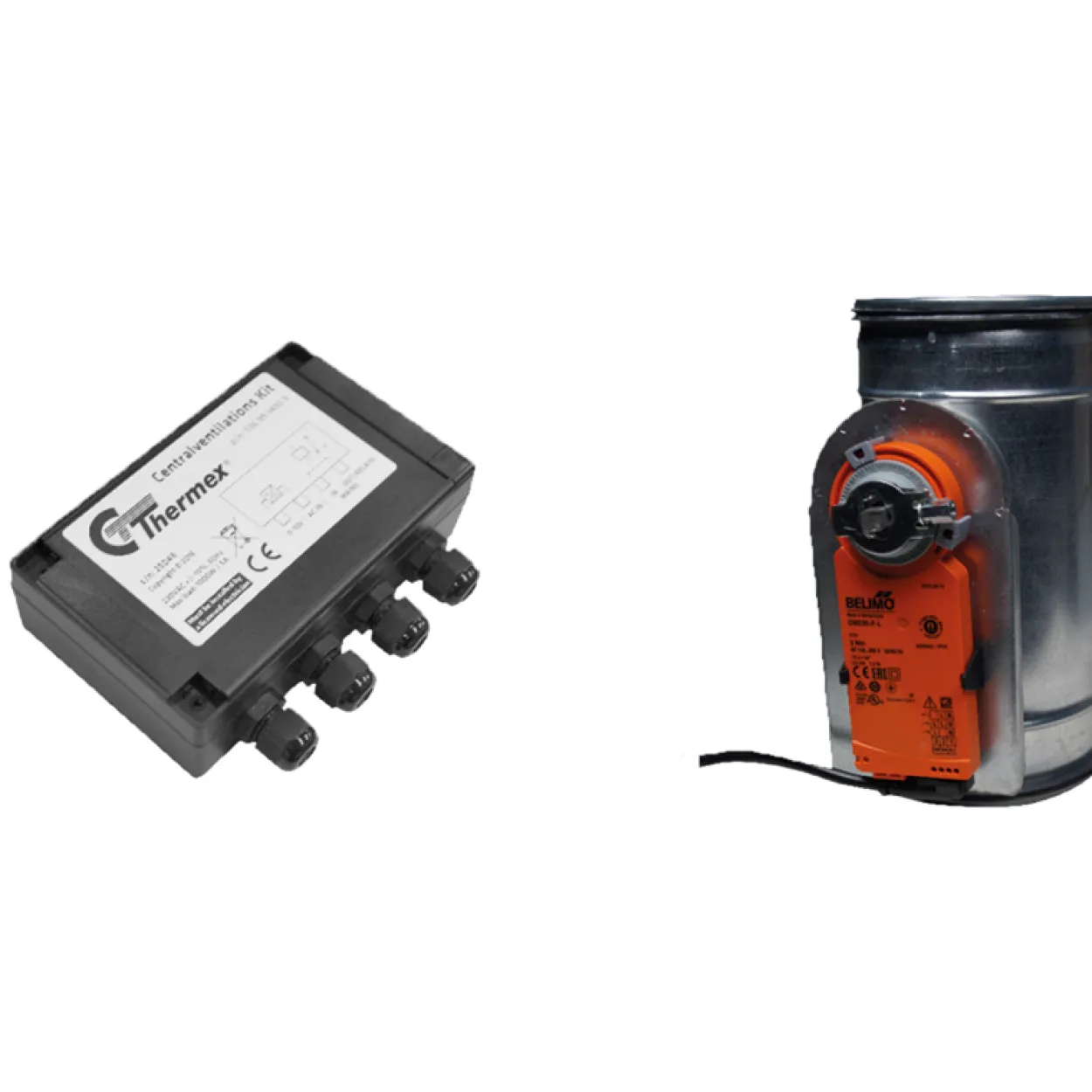 Thermex kit til sentralventilasjon ø160