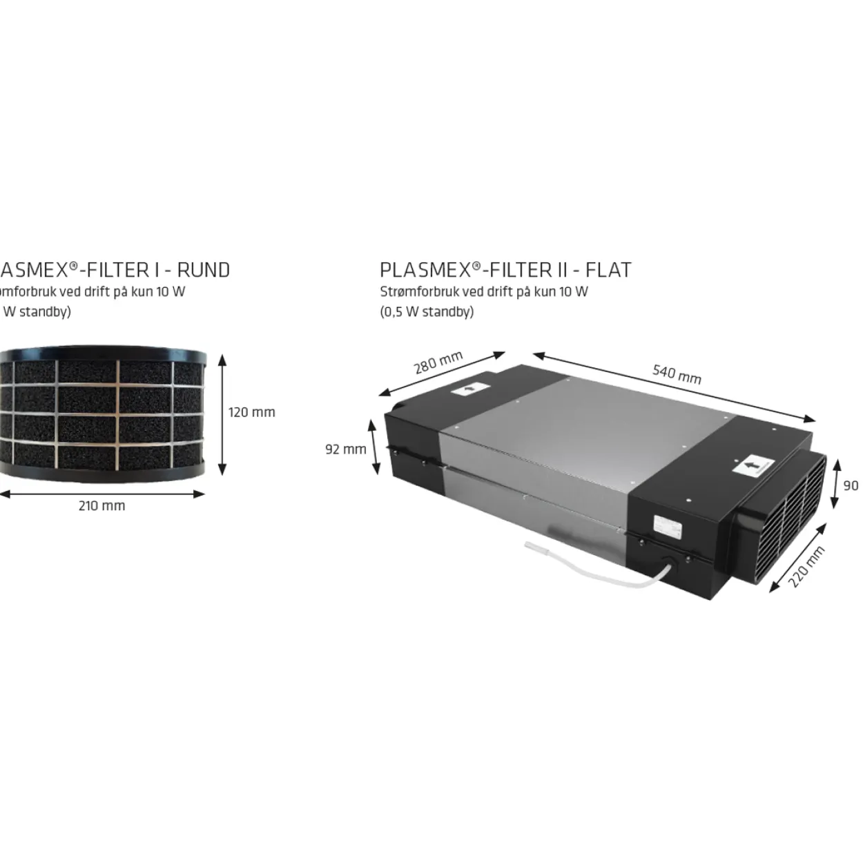 Thermex plasmex filterskjuler mini vertikal