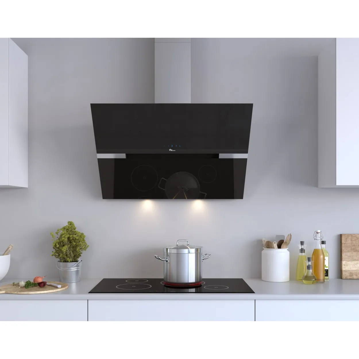 Thermex preston kjøkkenhette vegghengt m/motor 90 cm