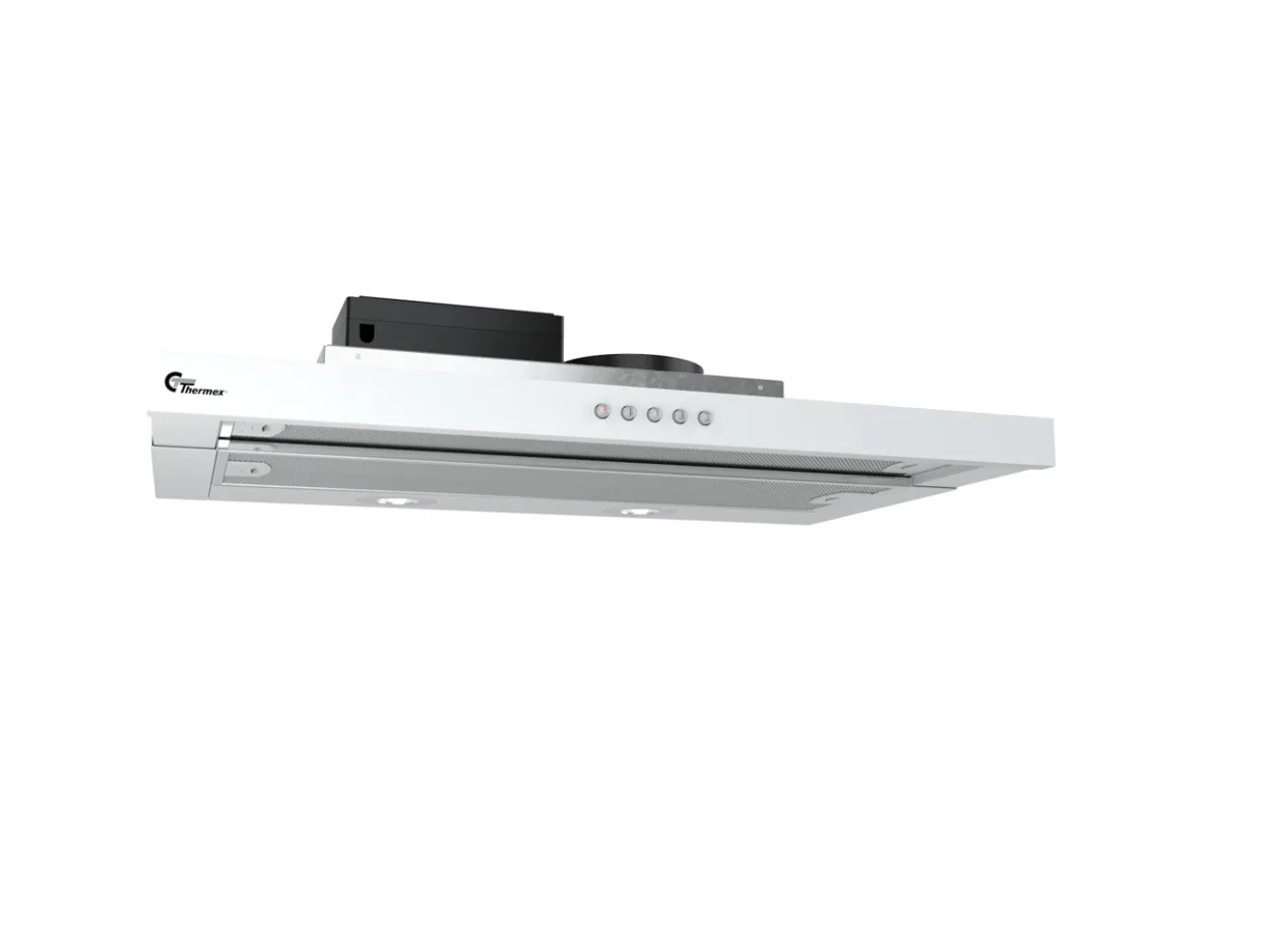 Thermex super silent kjøkkenhette uttrekkbar 60 cm u/motor, hvit