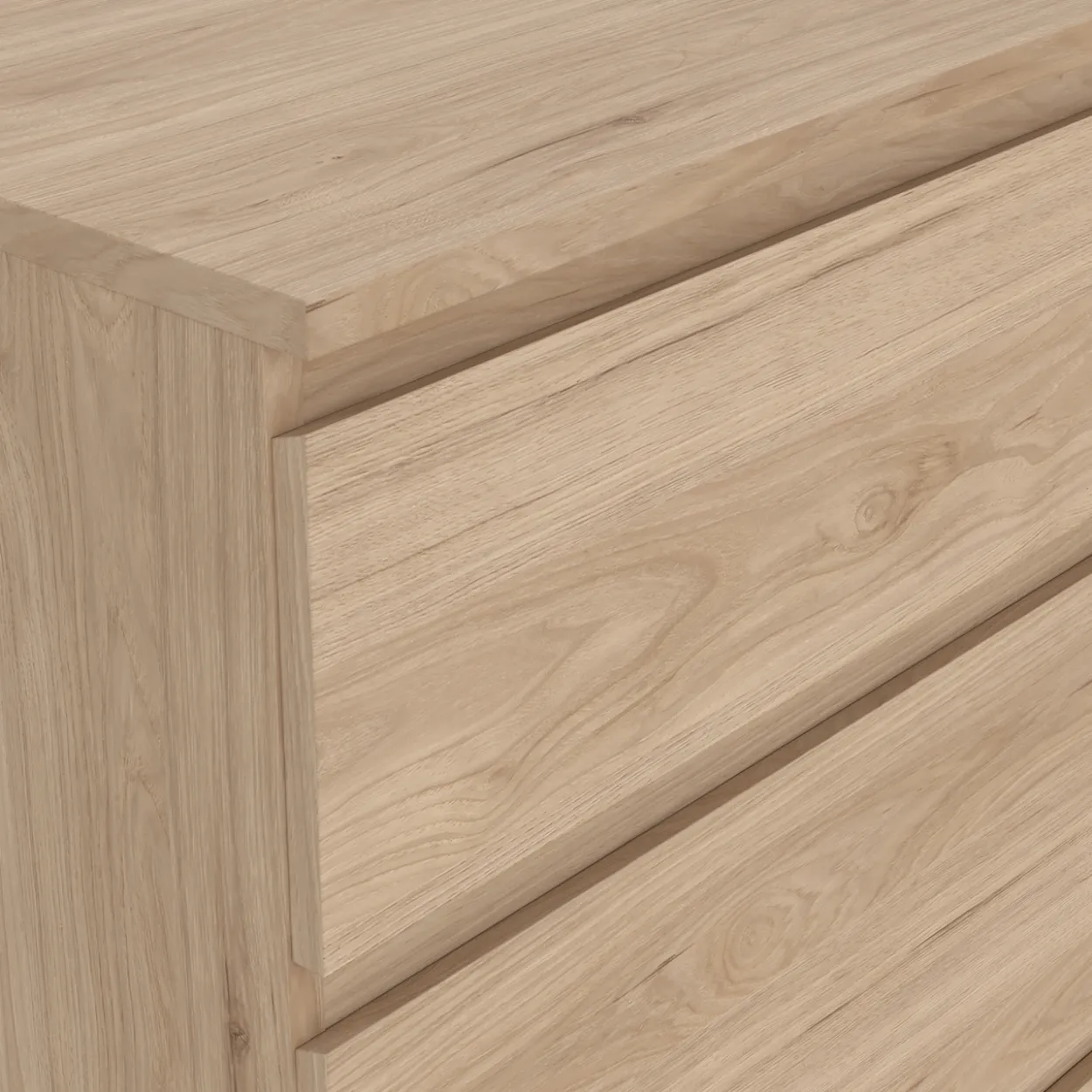 Tvilum nova kommode eik 6 skuffer 153x40x84