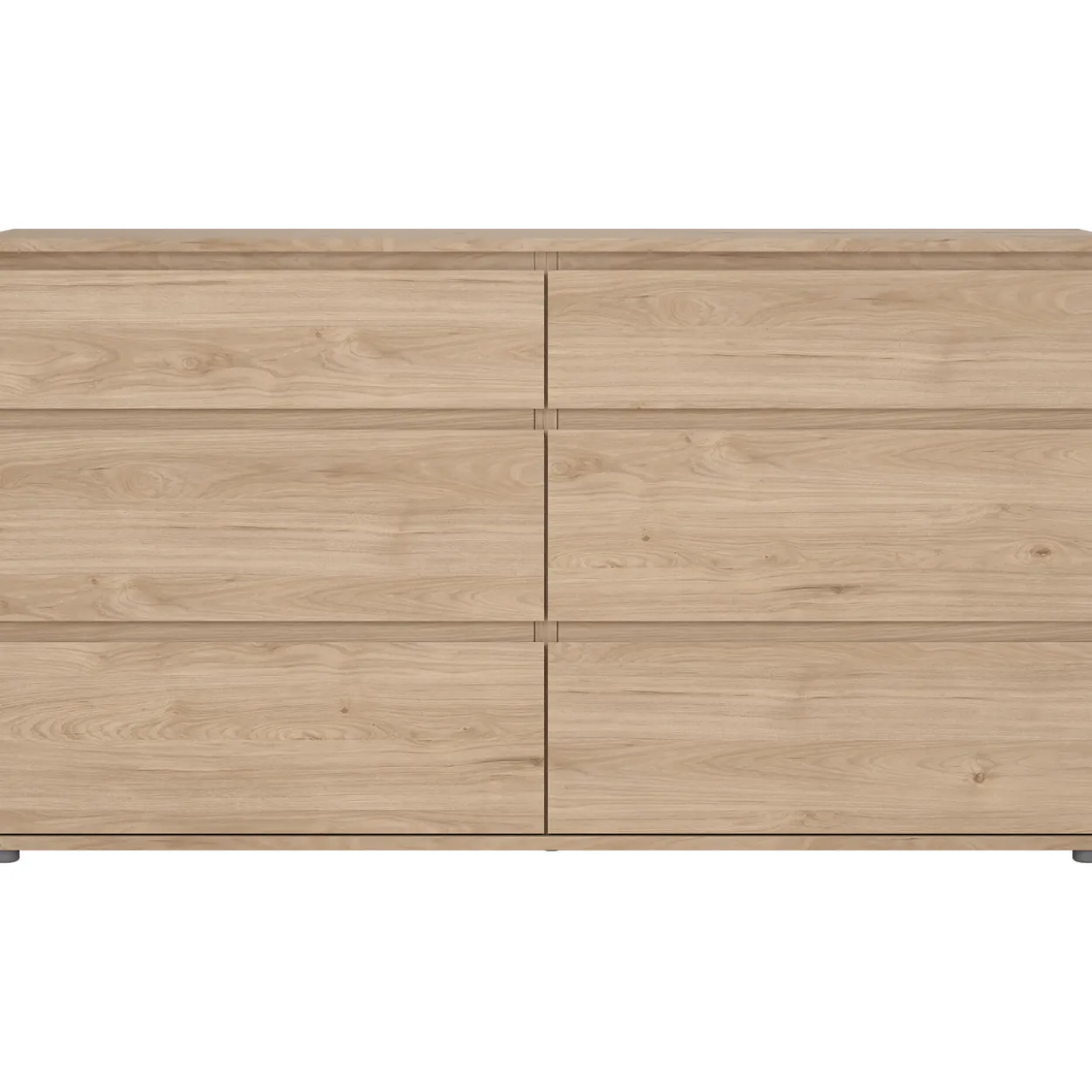 Tvilum nova kommode eik 6 skuffer 153x40x84